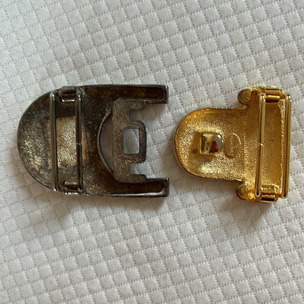 Abstract Tortoise/ Two-Tone Interchangeable Buckl… - image 6